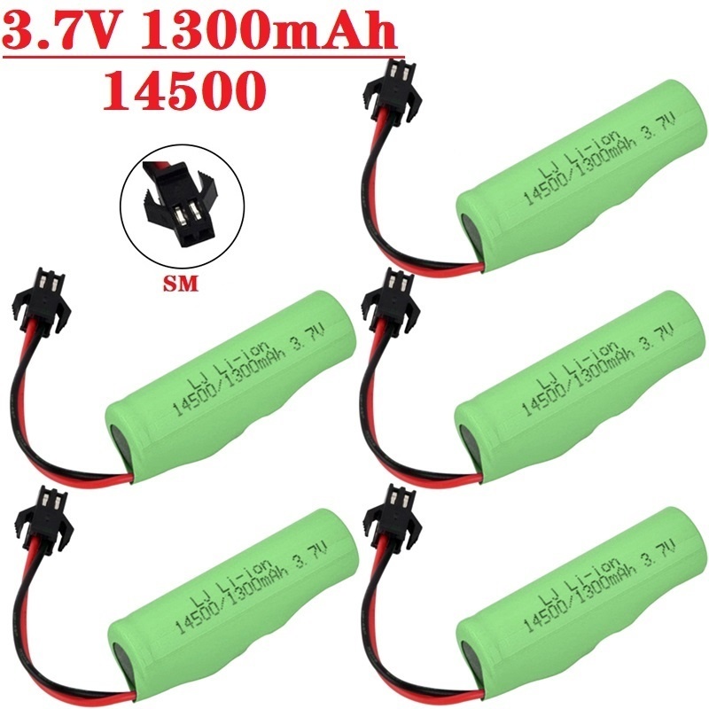 Shelly Plug - แบตเตอรี่ลิเธียมโพลิเมอร์ 3.7V 1300mAh รุ่นอัปเกรด สำหรับอะไหล่รถบังคับ JJRC
