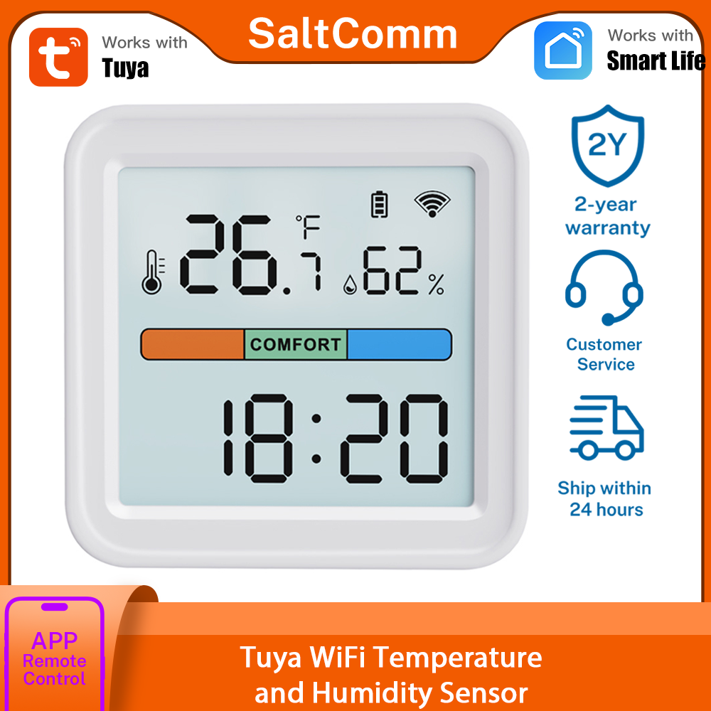 ทูยา นิว ไวไฟเซ็นเซอร์วัดอุณหภ - Tuya Smart บทวิจารณ์และราคา
