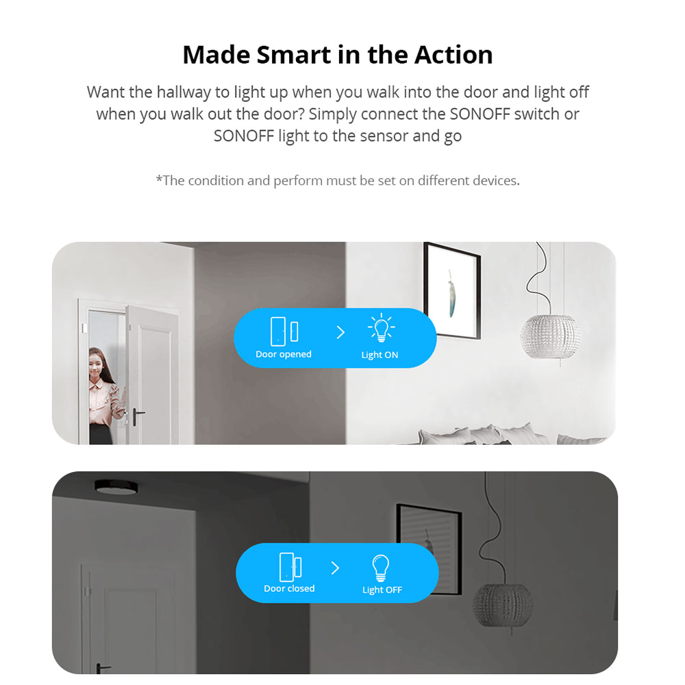 Sonoff DW2-WiFi Wireless Secur - Sonoff บทวิจารณ์และราคา