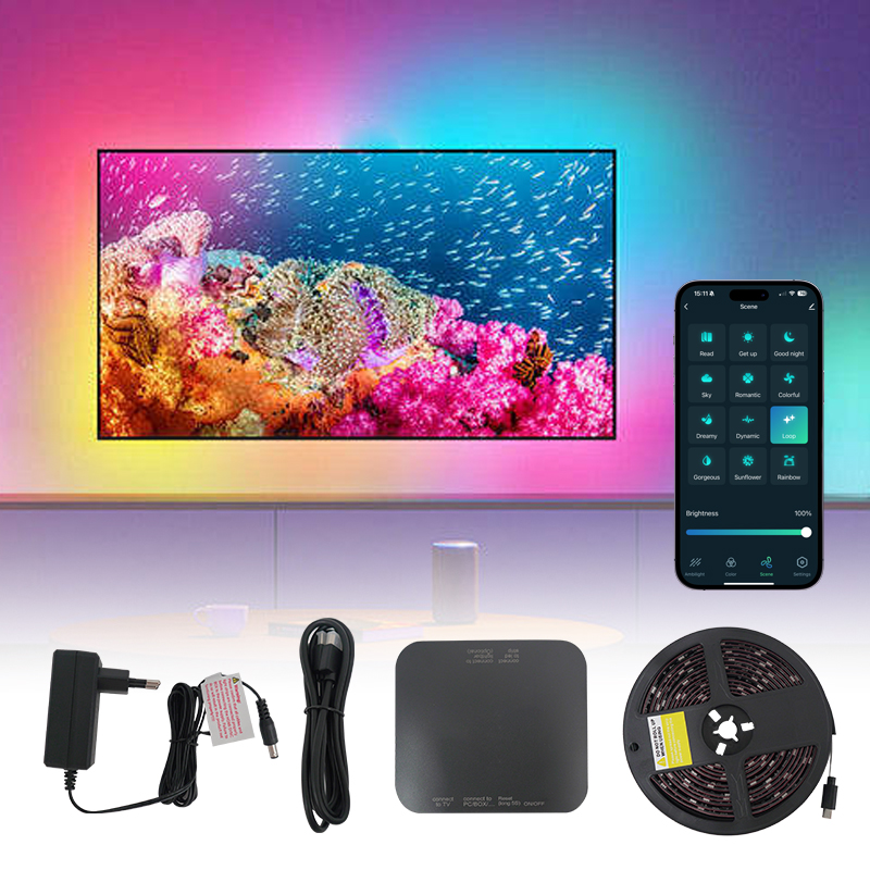 ไฟ LED สำหรับทีวี STTL Smart T - Tuya Smart บทวิจารณ์และราคา